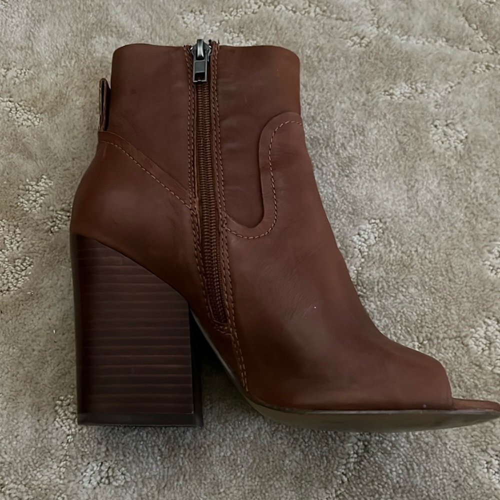 Steve Madden Open Toe Booties. - image 1